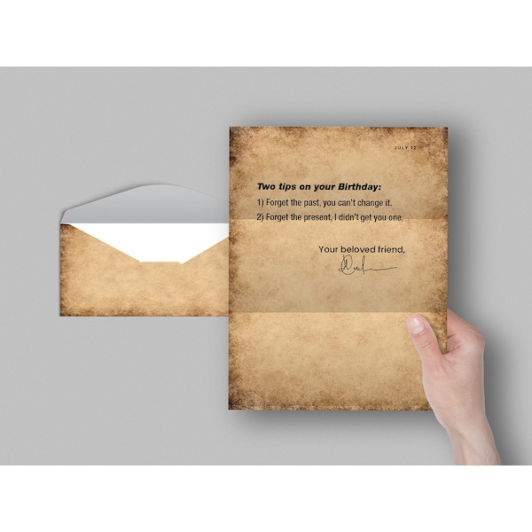 Aged Paper Stationery, 50 Sheets/50 Env, Antique Parchment Paper, Letter Size, 6 Designs, 100PK